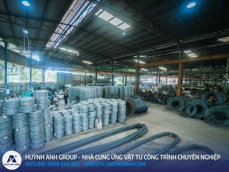 Kho vật tư xây dựng chất lượng của Huỳnh Anh Group tại Tây Ninh
